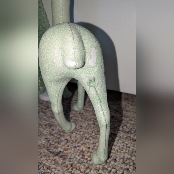 Elegant Green Reindeer and Tree Holiday Decor - Picture 3 of 4